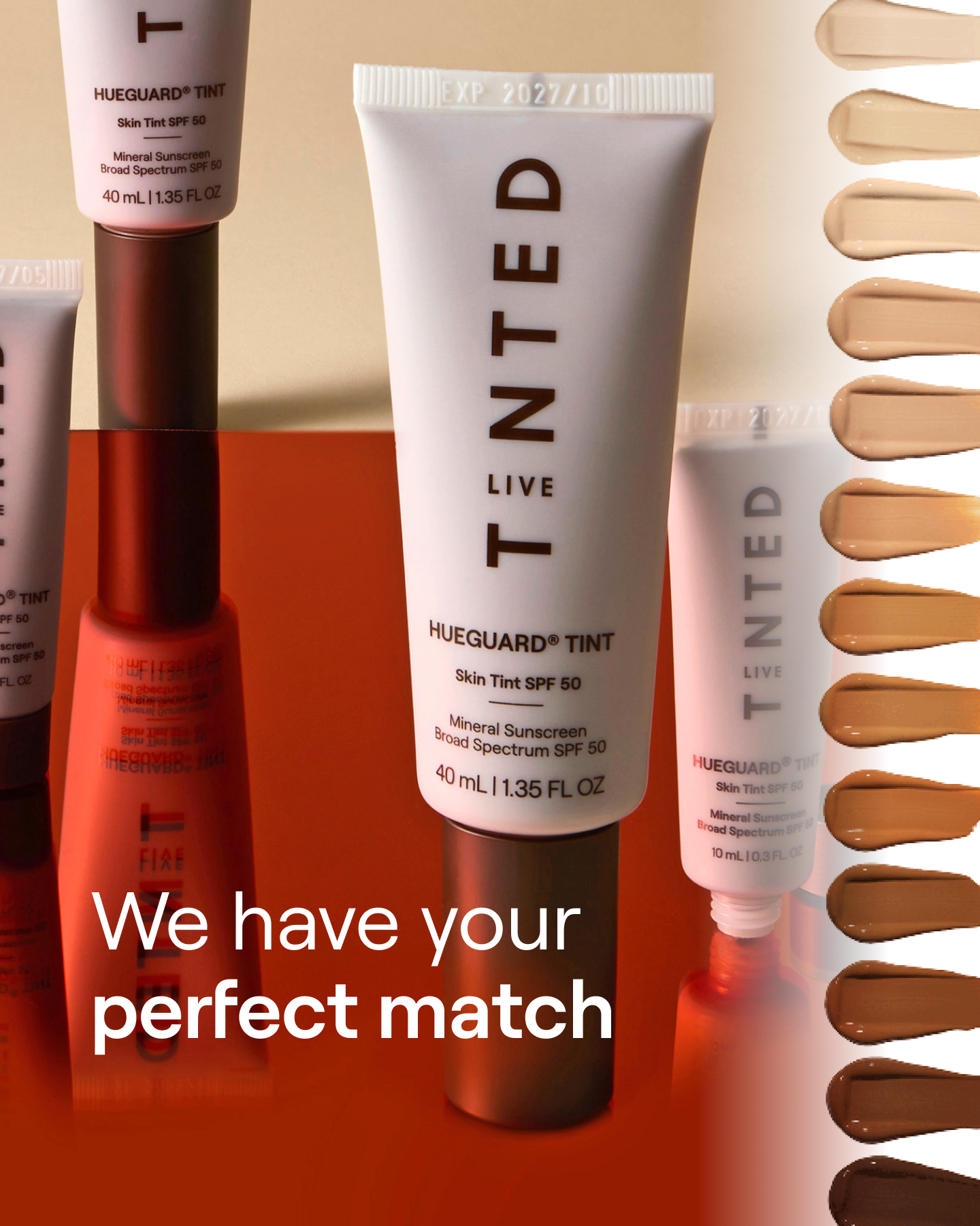 Live Tinted ad creative