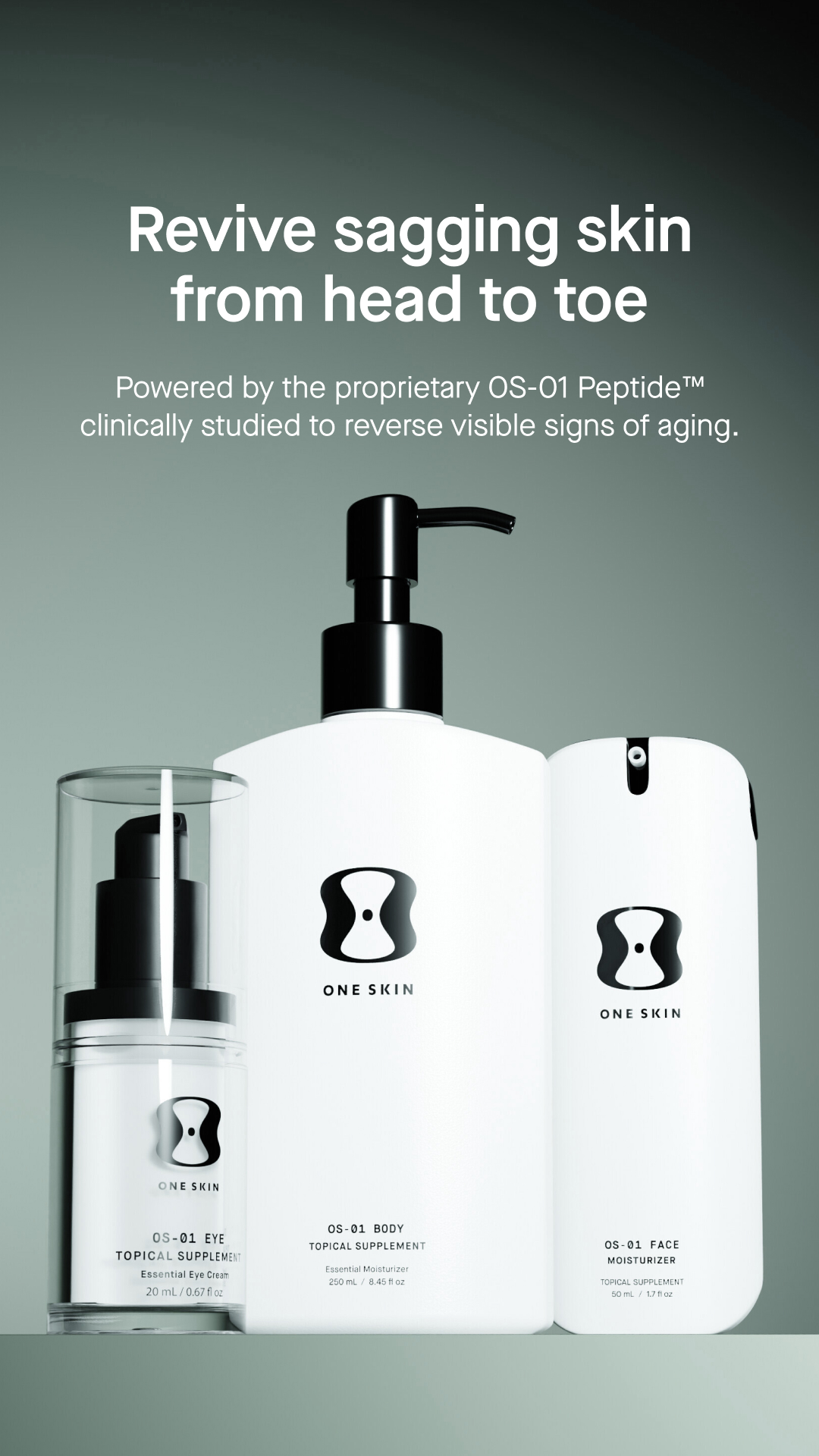 OneSkin ad creative
