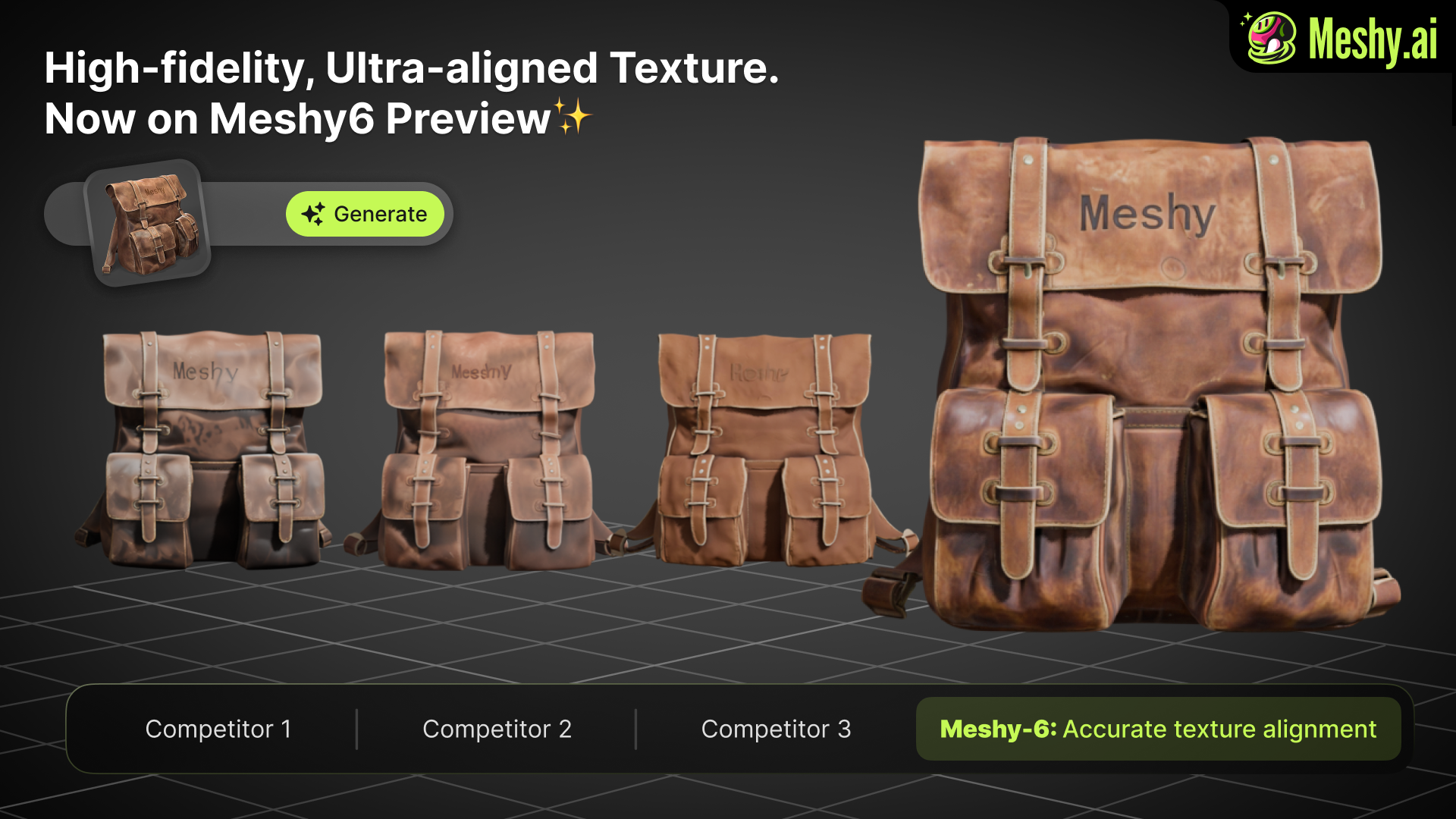 Meshy ad creative