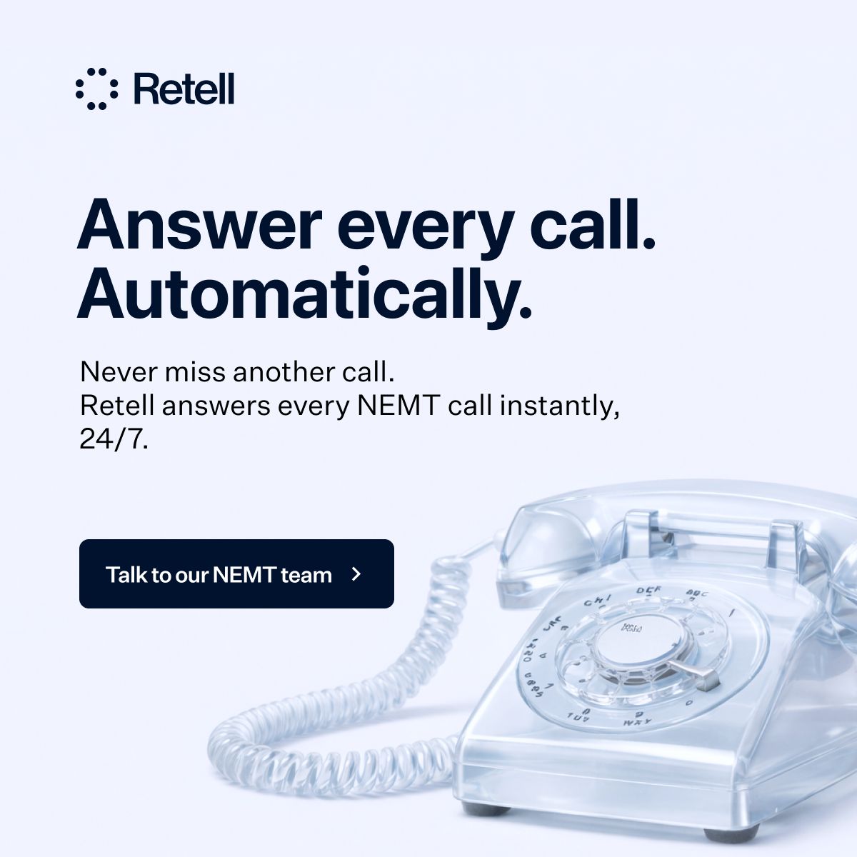 Retell AI ad creative