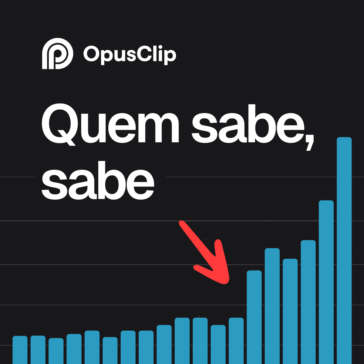 Opus Clip ad creative