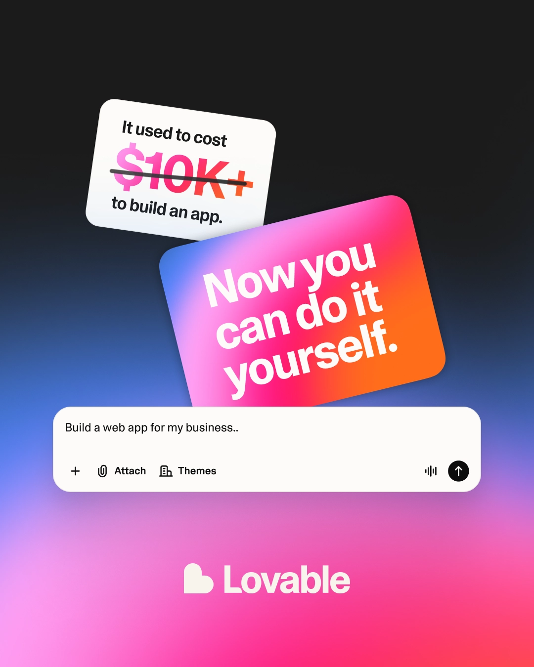 Lovable ad creative