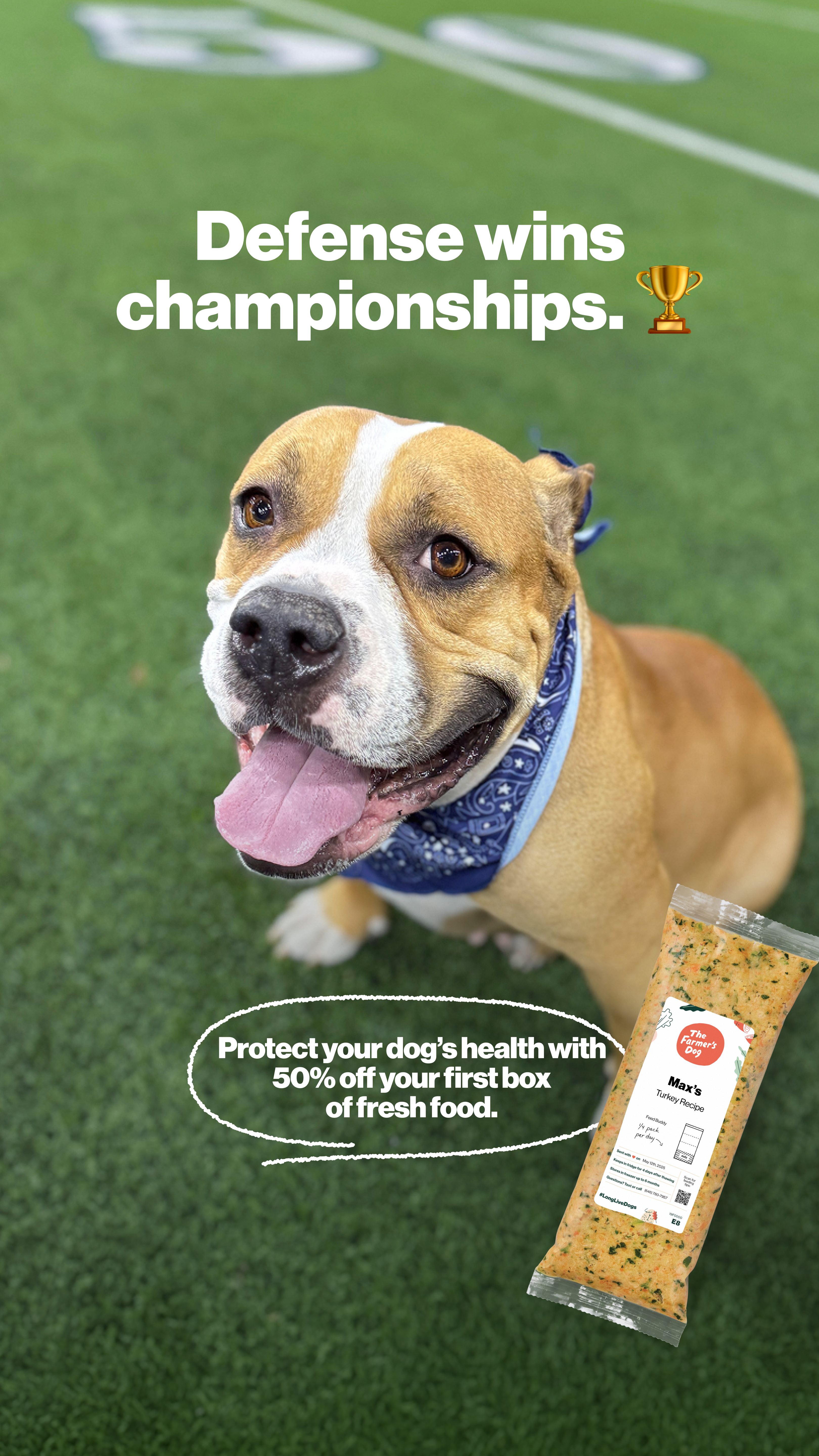 The Farmer's Dog ad creative