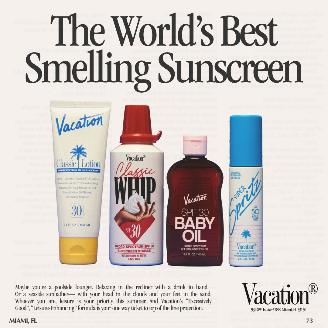Vacation ad creative